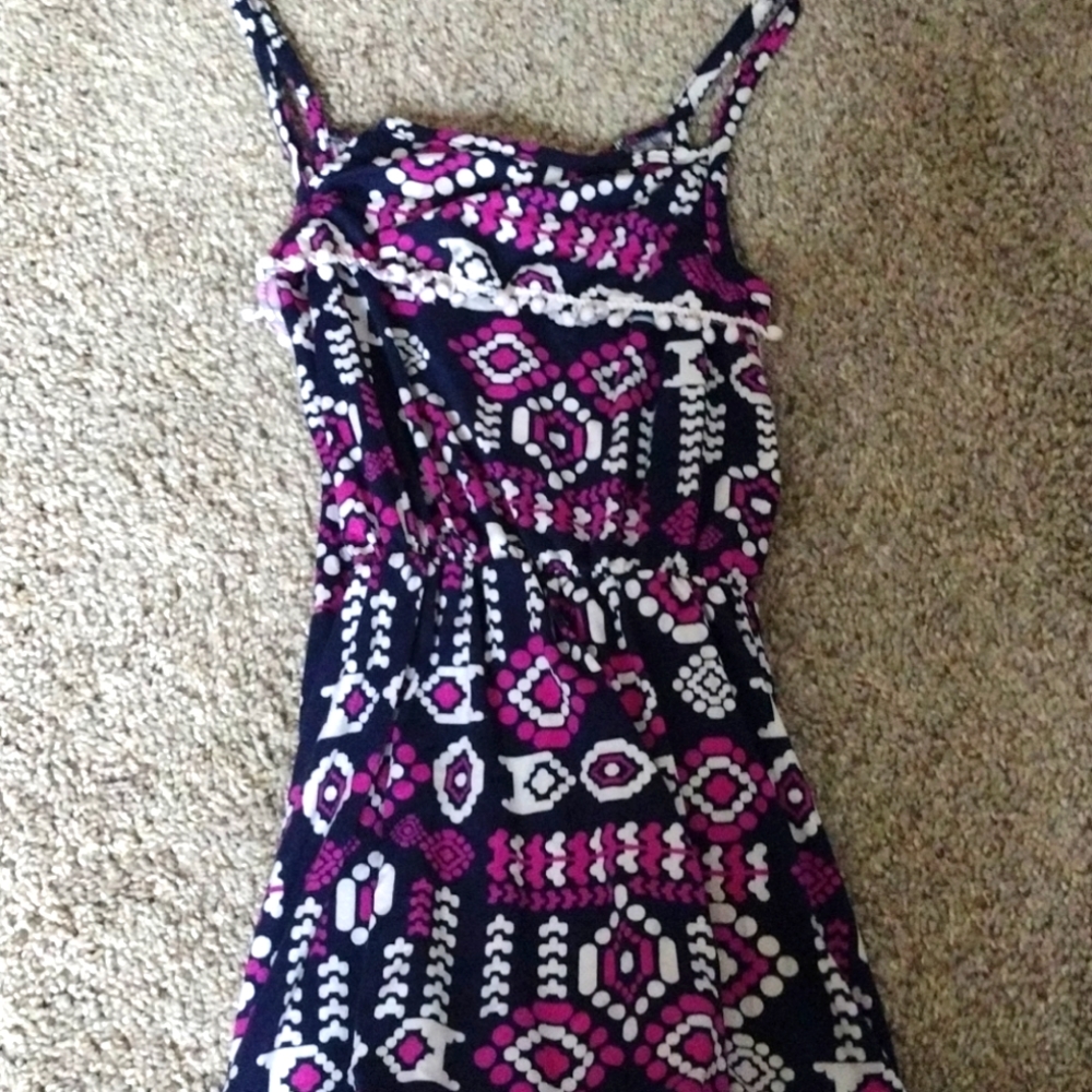Purple and black dress 14/16